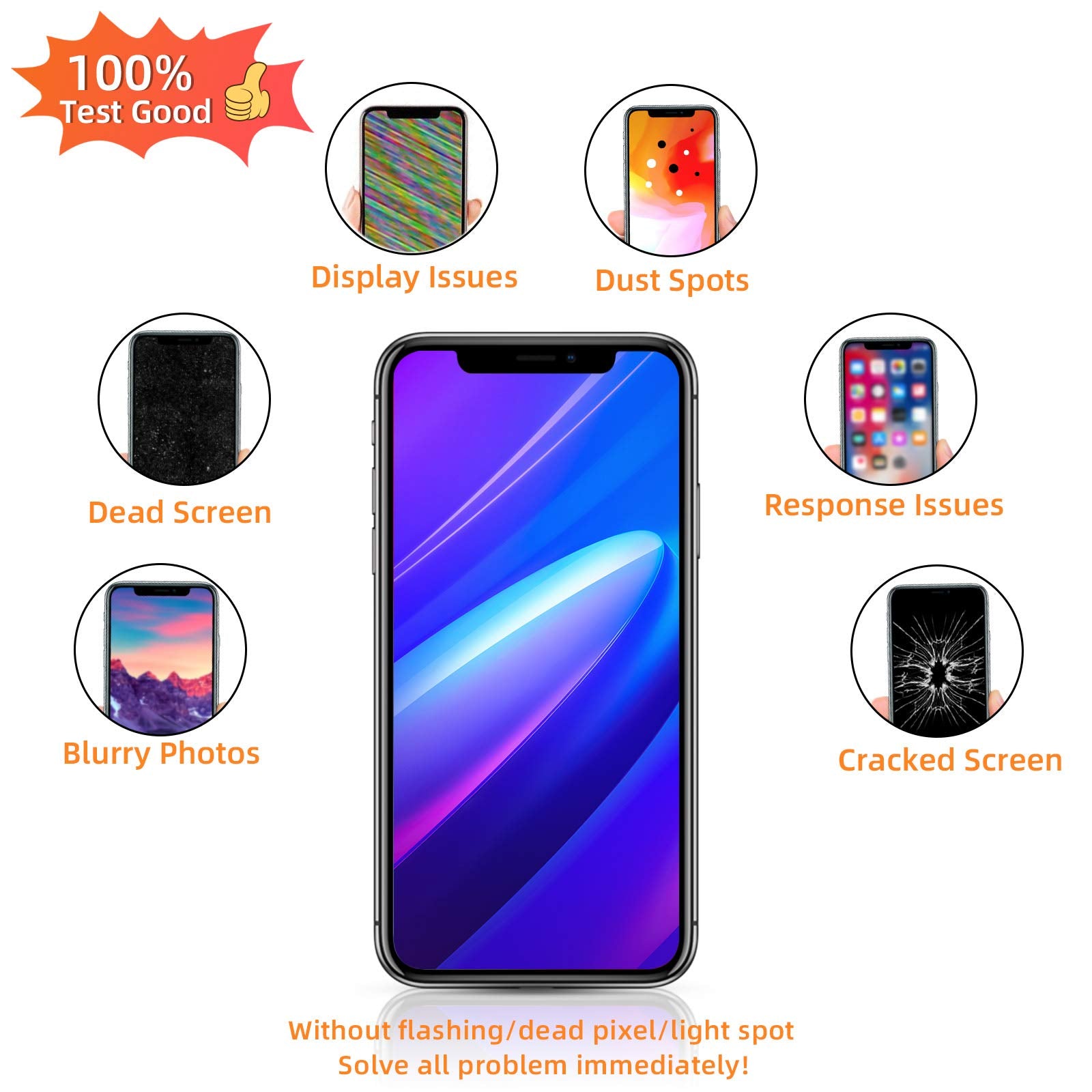 Bsz4Uov For Iphone 11 Screen Replacement 6.1 3D Touch Screen Lcd Display Digitizer For A2111, A2223, A2221 Cell Phone Repair Kit